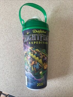 Dollywood Nightflight Expedition 2026 Souvenir Tumbler - QR code free refills